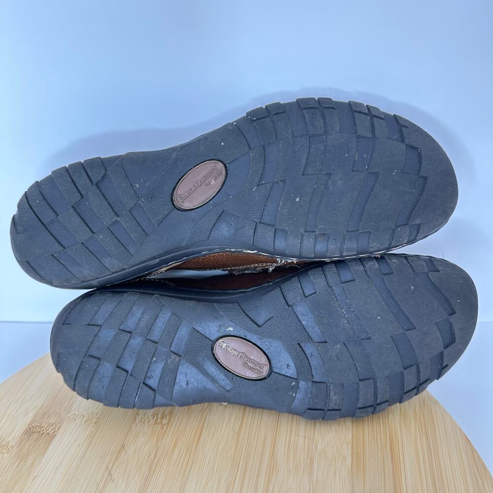 Earth Origins Clinton Brown Leather Slip On Loafers Comfort Shoes Womens Size 9 - Picture 7 of 7